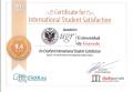 certificate for international student satisfaction