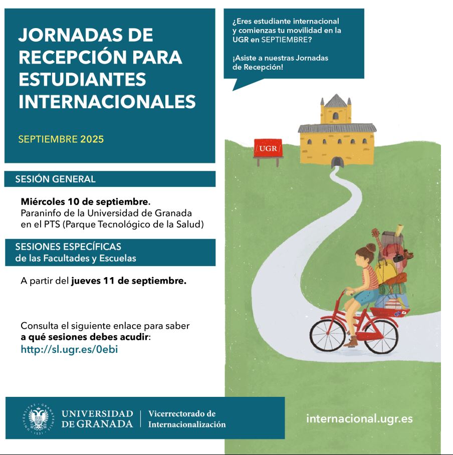 estudiante en bicicleta