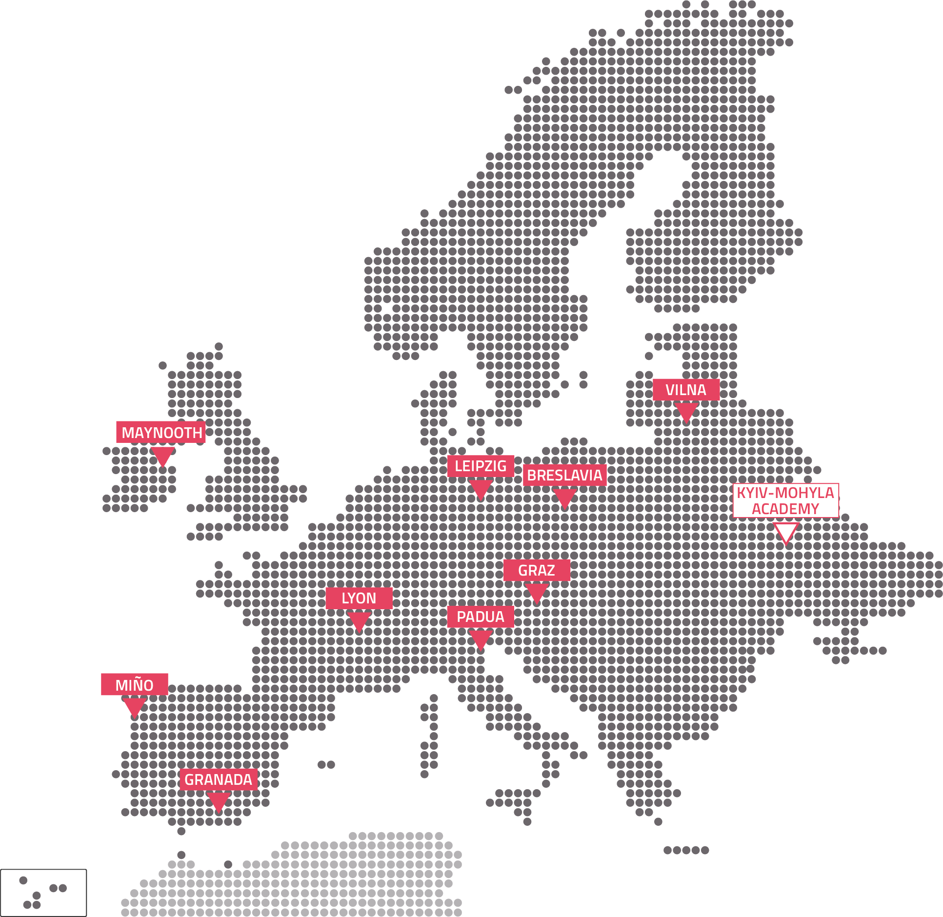 Mapa ciudades alianza arqus