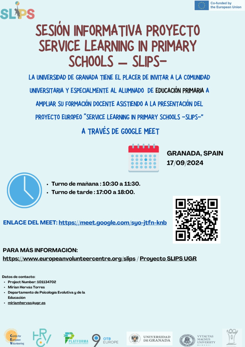 presentación proyecto SLIPS poster proyecto SLIPS